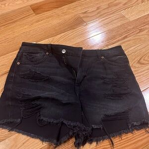 American Eagle high waisted mom shorts